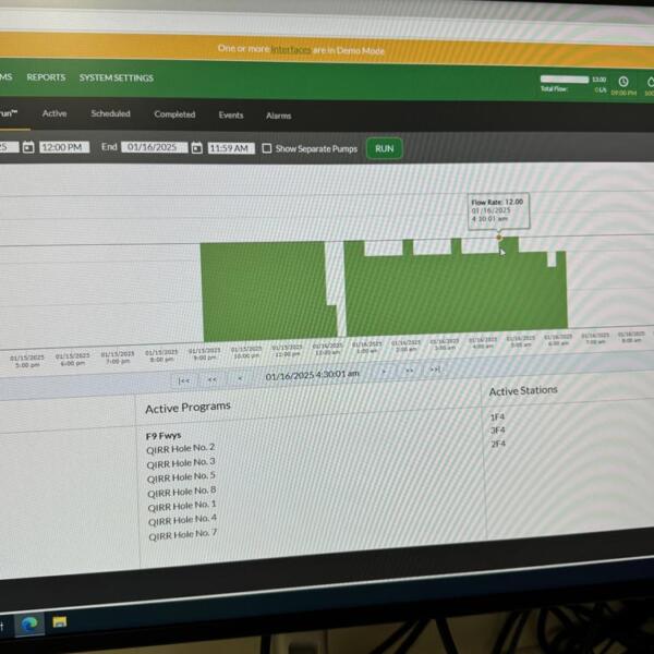 Rain Bird Cirrus Pro central control for golf course in Clifton Springs