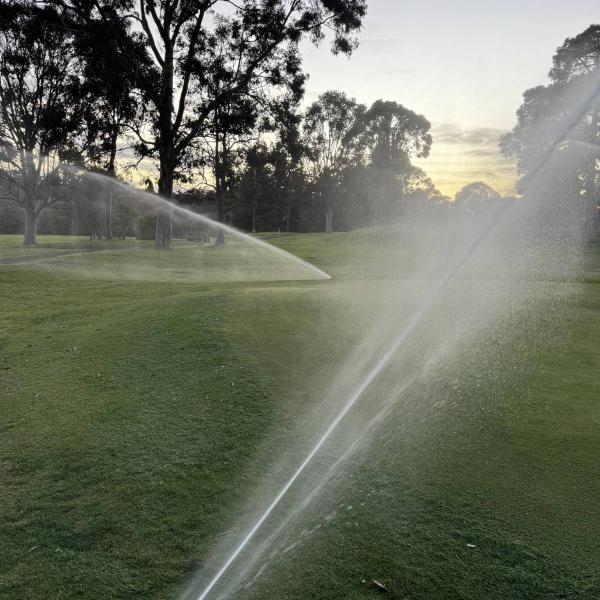 Golf course and racing irrigation systems in the Geelong area