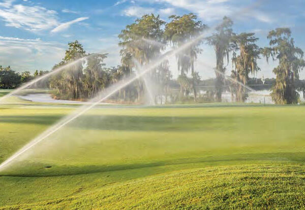 Rainbird sprinkler system for golf courses