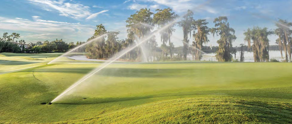 Rainbird sprinkler system for golf courses