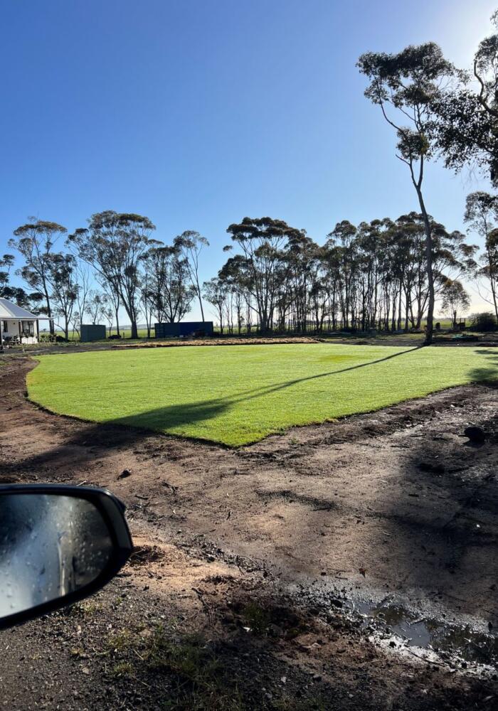 Farm irrigation installation in Balliang, Geelong